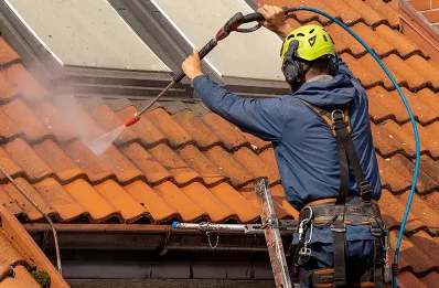 Démoussage et hydrofuge de toiture à Clérieux
